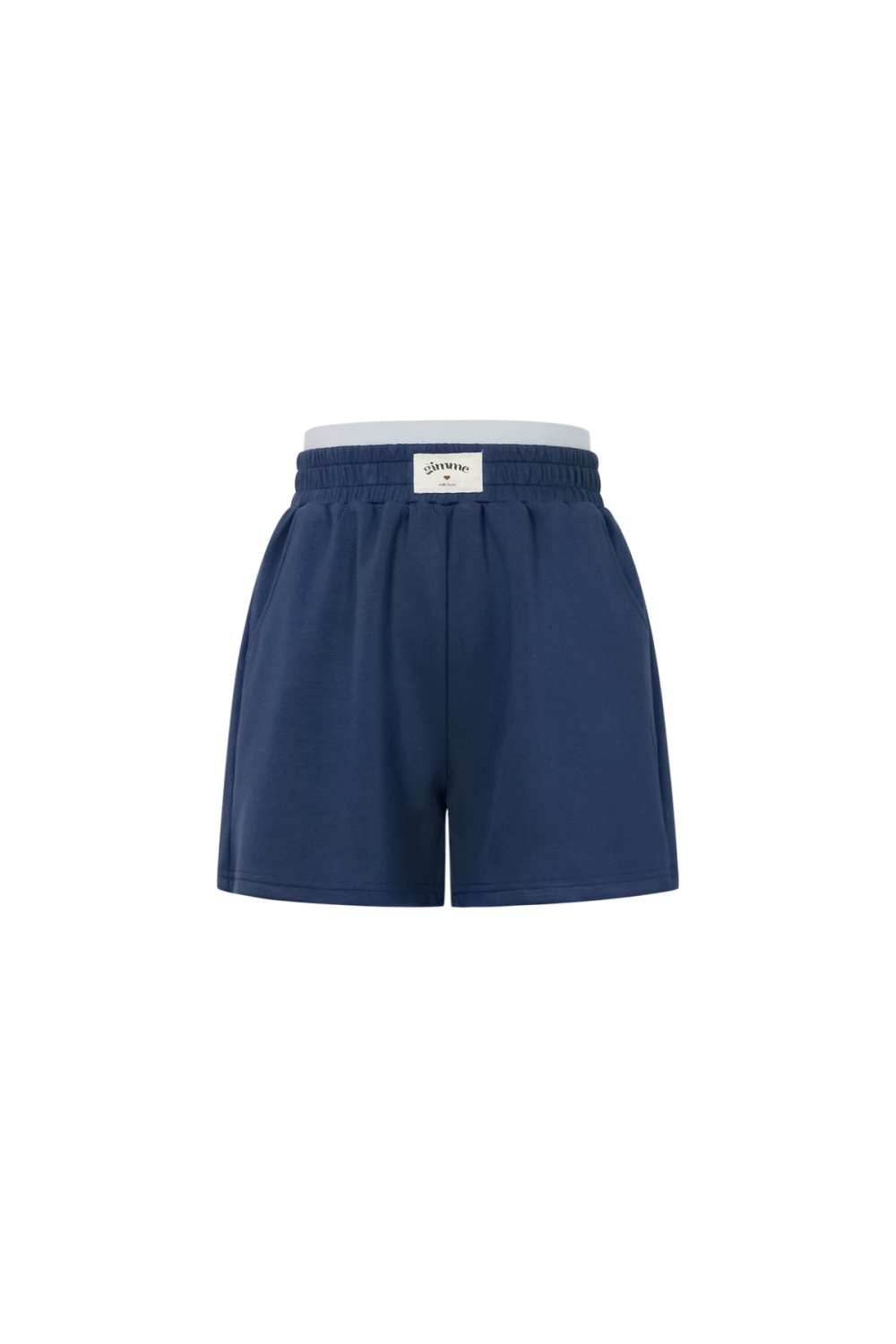 Shorts Casual Femme En Fibre De Polyester Tricotée Sporty Couleur Unie Image12