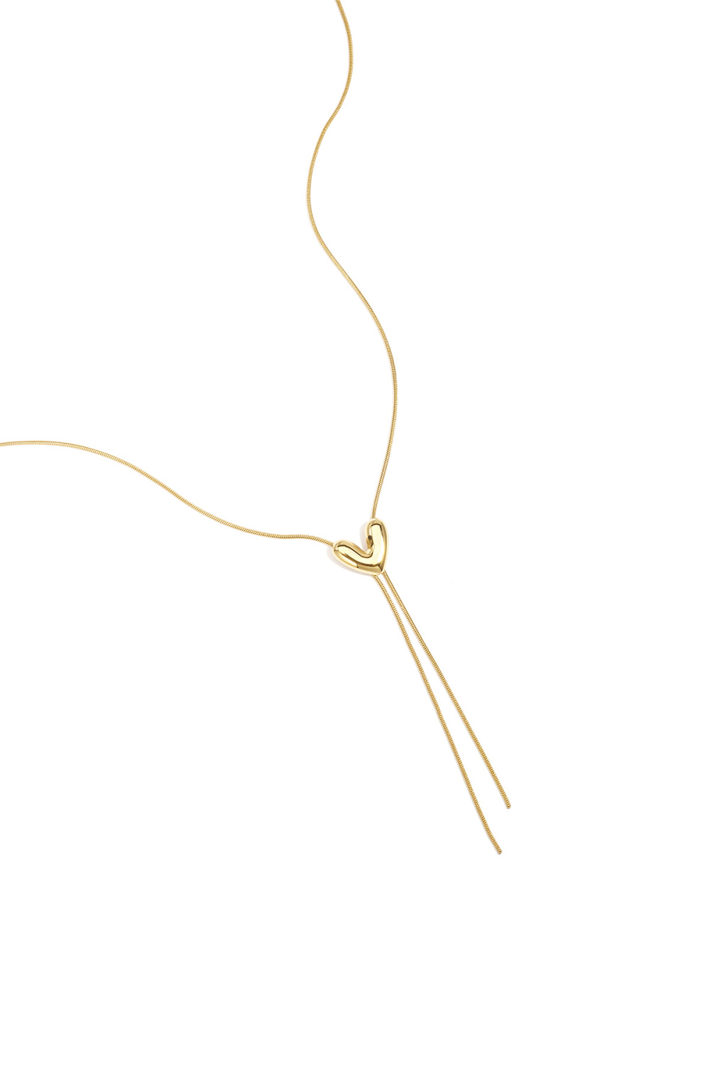 Colliers Pendentifs En Acier Inoxydable En Forme De Cœur, Collection Décontractée Et Simple Pour Femmes 