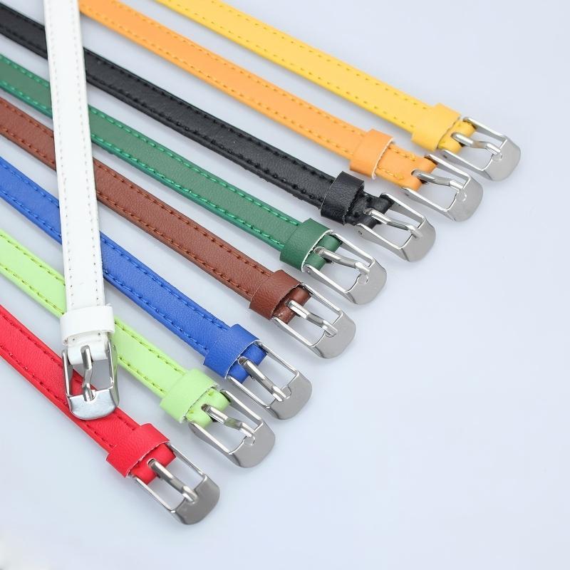 Bracelets À Breloques Simples À Faire Soi-Même Pour Femmes, Couleur Unie, En Pu h5Image4