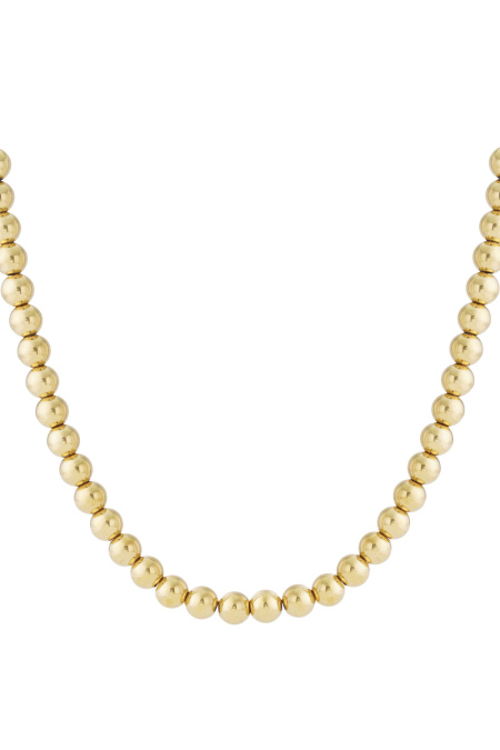 Collier de perles creuses - 12 mm