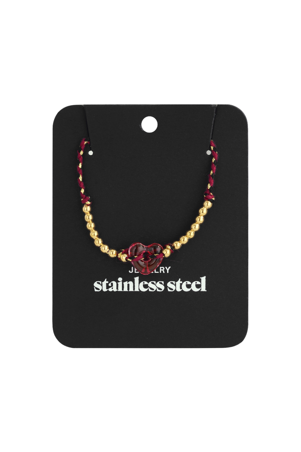 Colliers De Perles En Polyester, Série Cœur, Décontracté, Quotidien, Simple, Bijoux Pour Femmes h5Image5