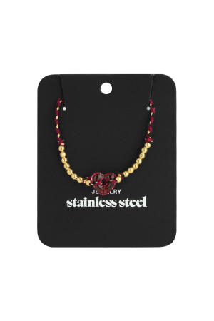 Colliers De Perles En Polyester, Série Cœur, Décontracté, Quotidien, Simple, Bijoux Pour Femmes h5 Image5