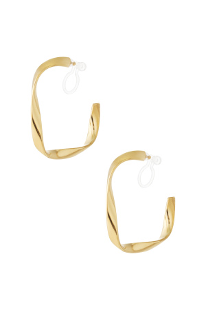 Boucles D'Oreilles À Clip Grandes Courbes h5 