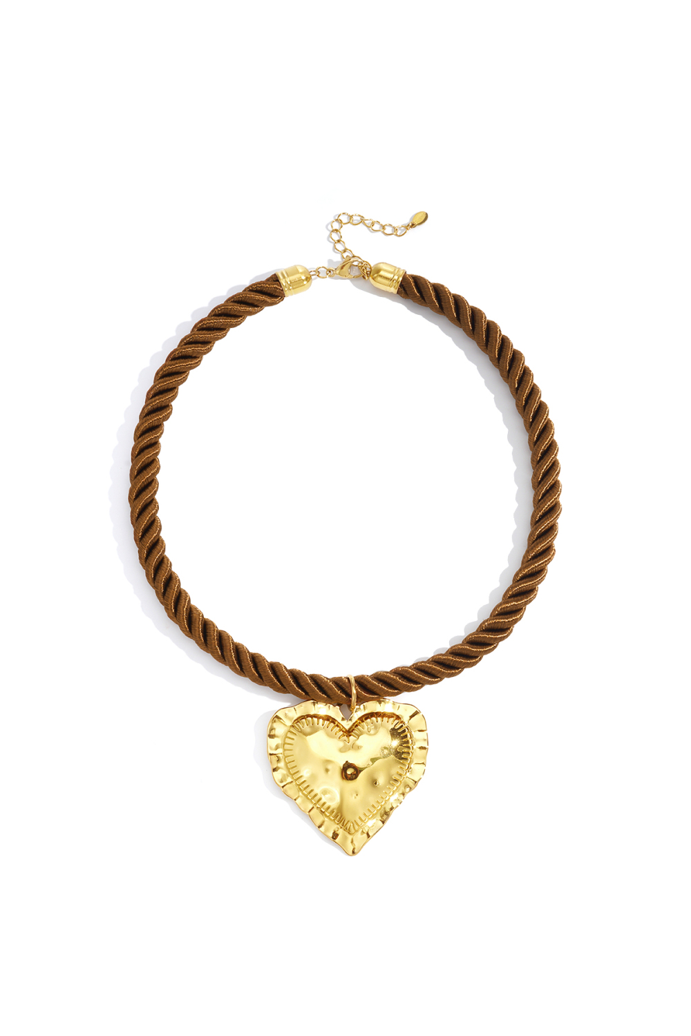 Colliers Pendentifs En Polyester Cœur Rétro Daily Classic Series Bijoux Pour Femmes h5Image4