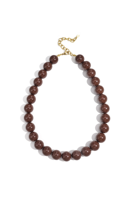 Collier à grosses perles