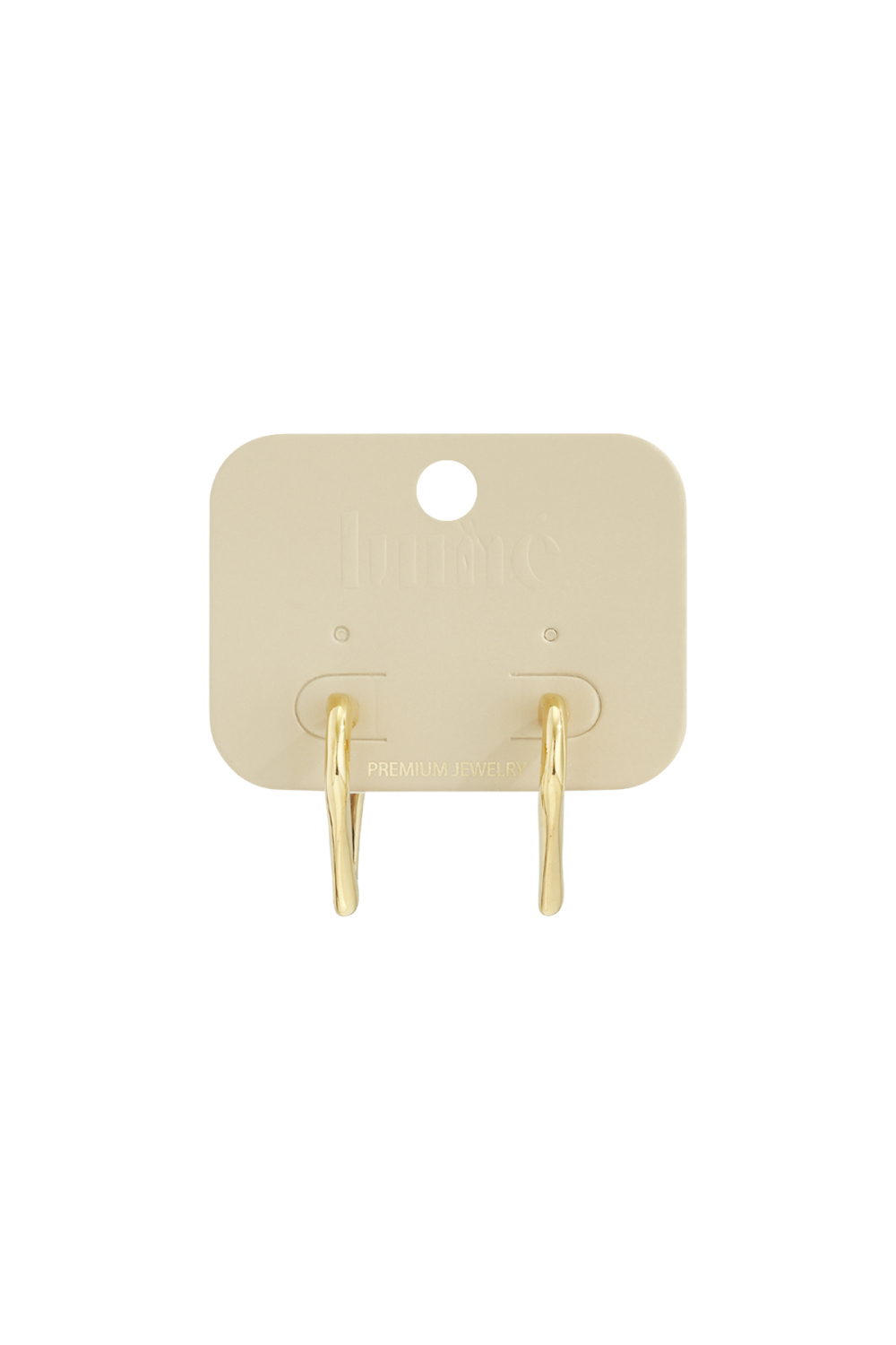 Boucles D'Oreilles Créoles Cœur Simple Daily Simple Series Bijoux Pour Femmes h5Image5