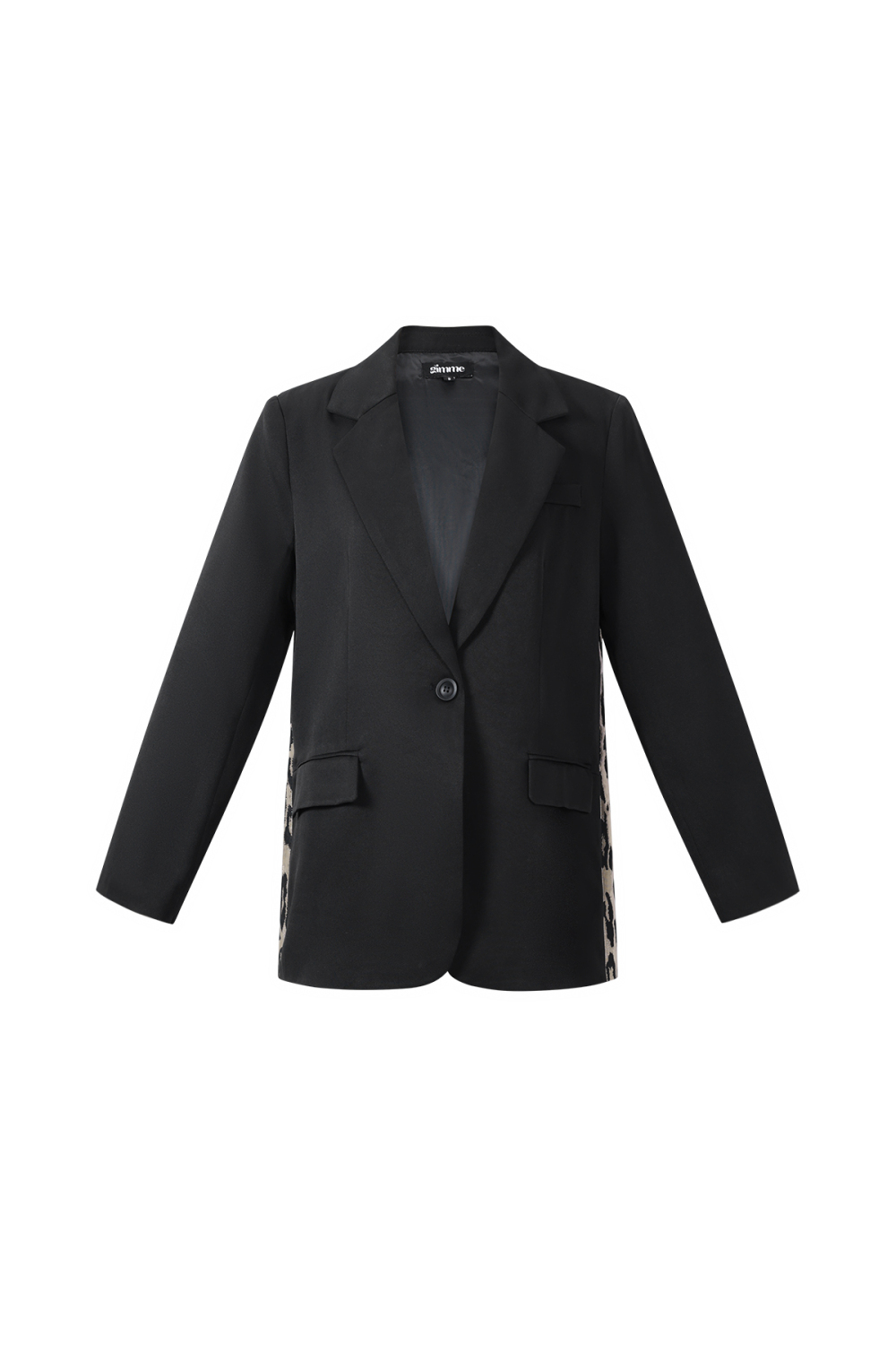 Tissu Polyester Fibre Ensemble De Costume Femme Casual Imprimé Léopard 
