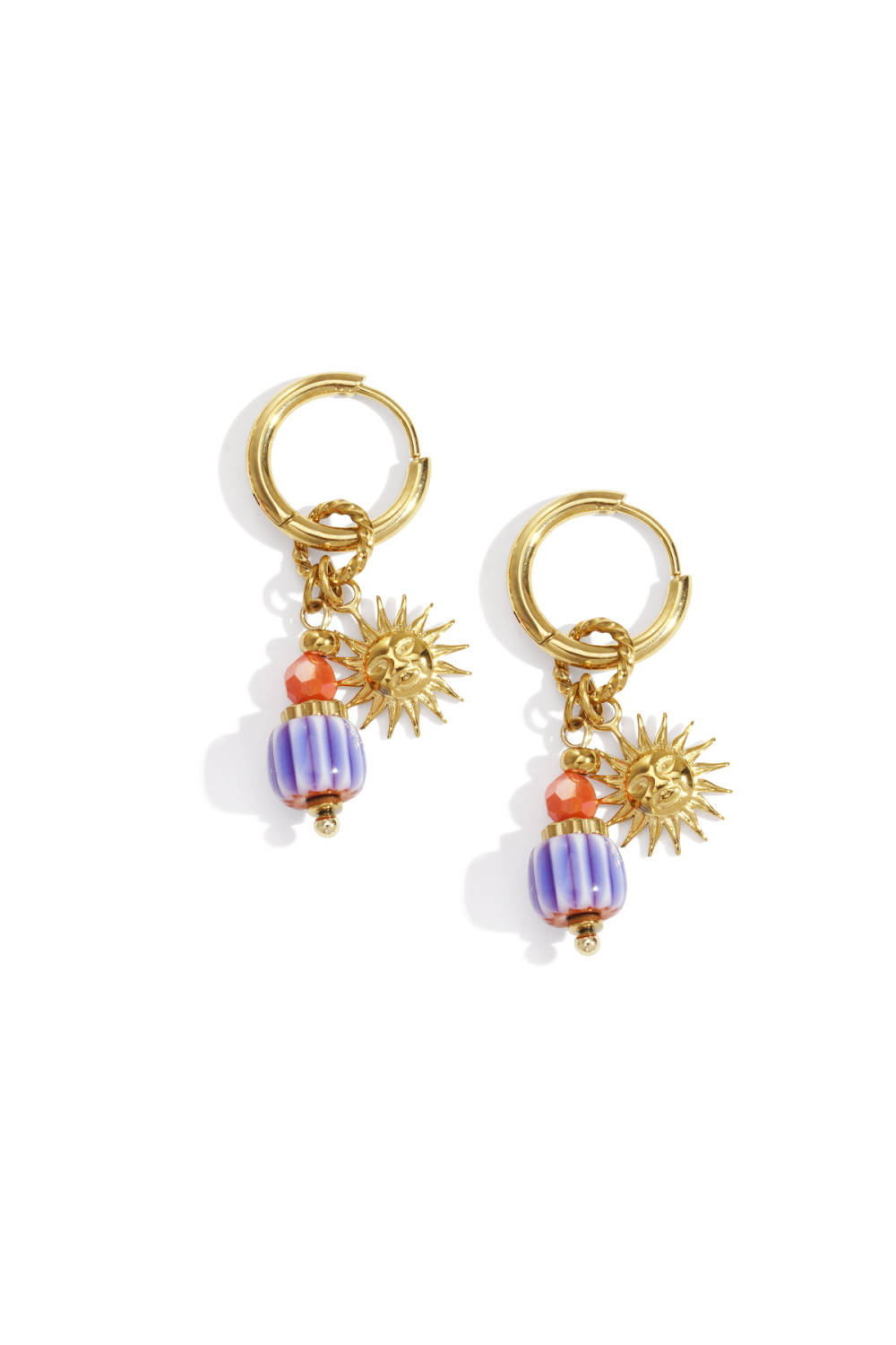 Boucles D'Oreilles Sun Happy Charm