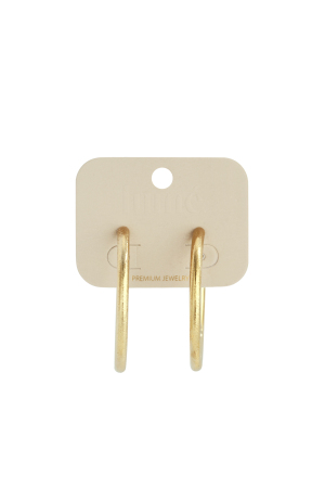 Boucles D'Oreilles Créoles Cercle Casual Daily Simple Series Bijoux Pour Femmes h5 Image7