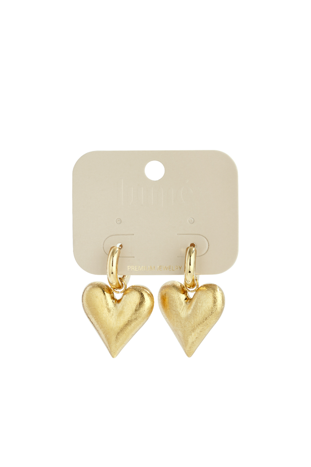 Boucles D'Oreilles Pendantes Heart Daily Daily Simple Series Bijoux Pour Femmes h5Image5