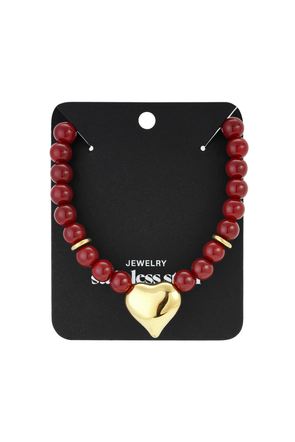 Colliers De Perles En Acrylique, Série Cœur, Décontracté, Quotidien, Simple, Bijoux Pour Femmes h5Image6