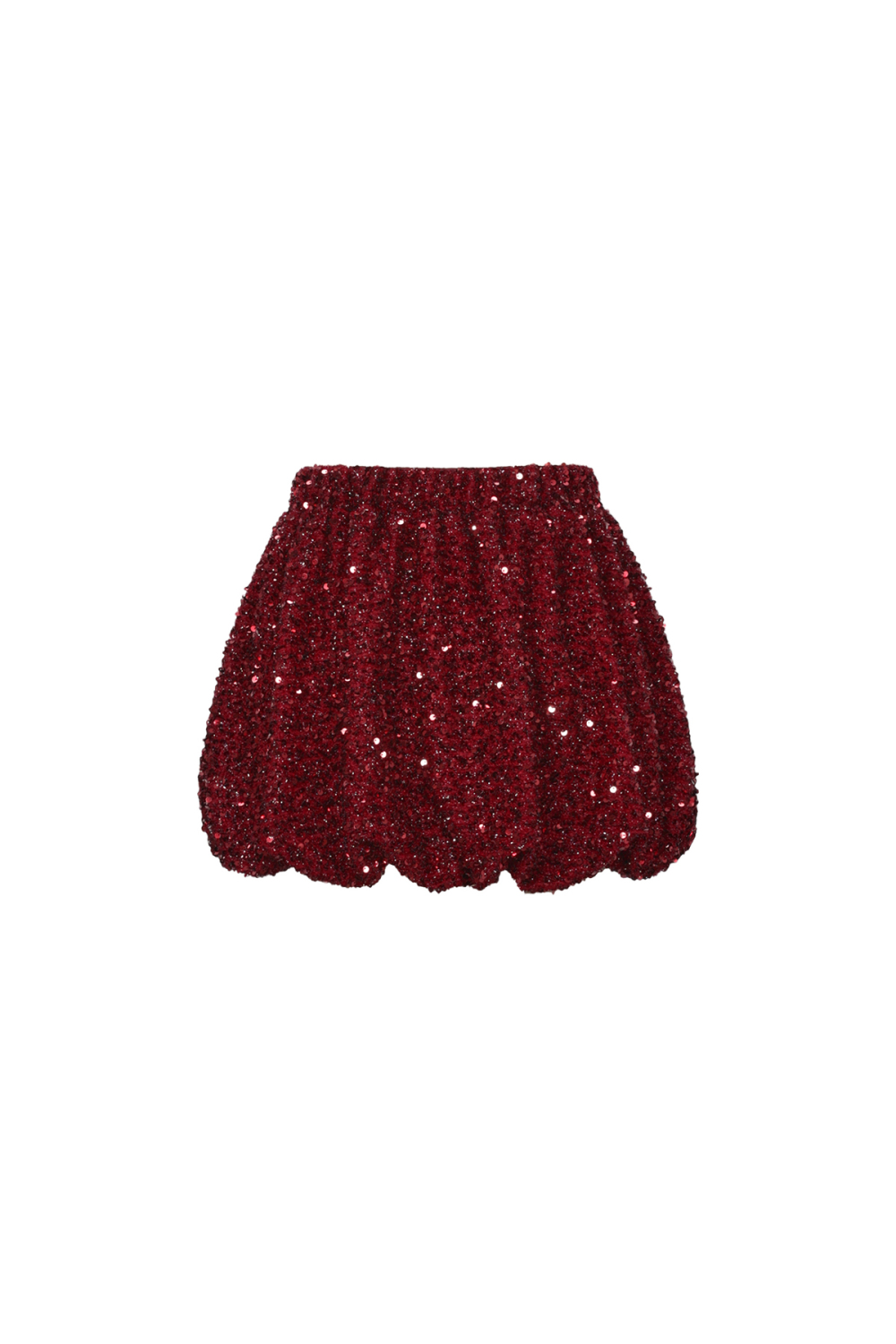 Jupe Courte Femme En Fibre De Polyester Tissée Élégante Paillettes 