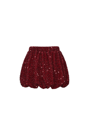 Jupe Courte Femme En Fibre De Polyester Tissée Élégante Paillettes h5 