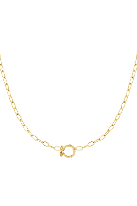 Collier nœud doré