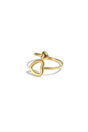 Bague Avec Coeur Ouvert Et Fermé h5