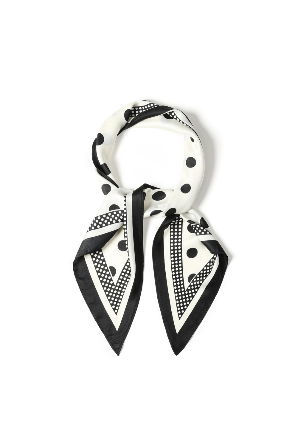 Écharpes D'Été À Pois, Accessoires Du Quotidien En Polyester Image4