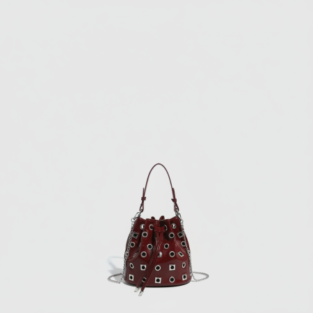 Sac à bandoulière pour femme, luxueux, tendance et classique, avec rivets 2