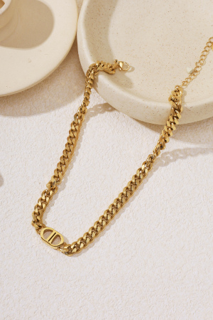 Collier The Good Life Couleur Or Acier Inoxydable h5 Image5
