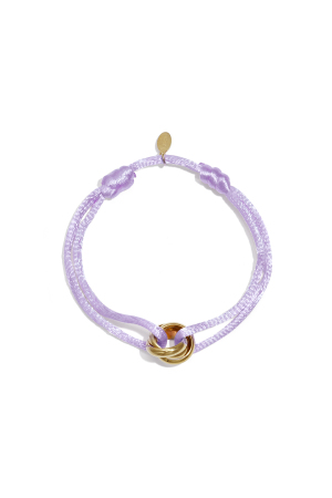 Bracelet En Acier Inoxydable À Nœud Satiné h5