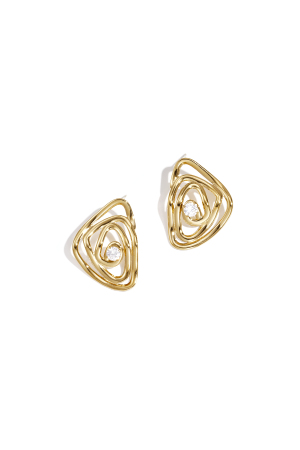 Boucles D'Oreilles Hypnotiques Avec Pierre h5