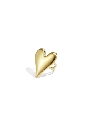 Bague Imposante Avec Un Grand Cœur h5 