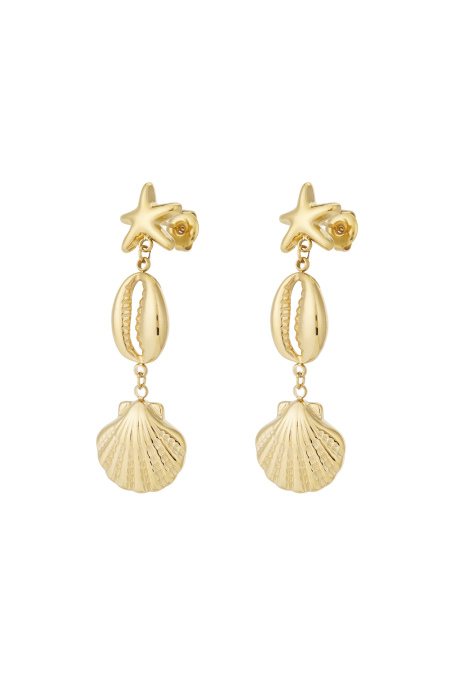 Boucle d'oreille ambiance marine