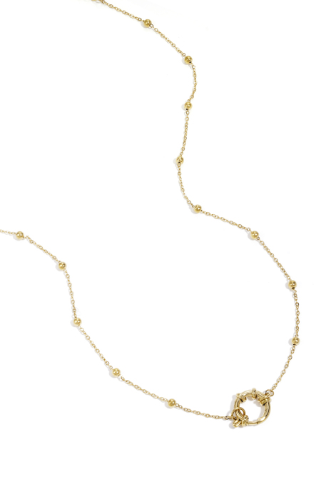 Colliers en acier inoxydable, chaîne DIY, série simple et quotidienne, bijoux pour femmes