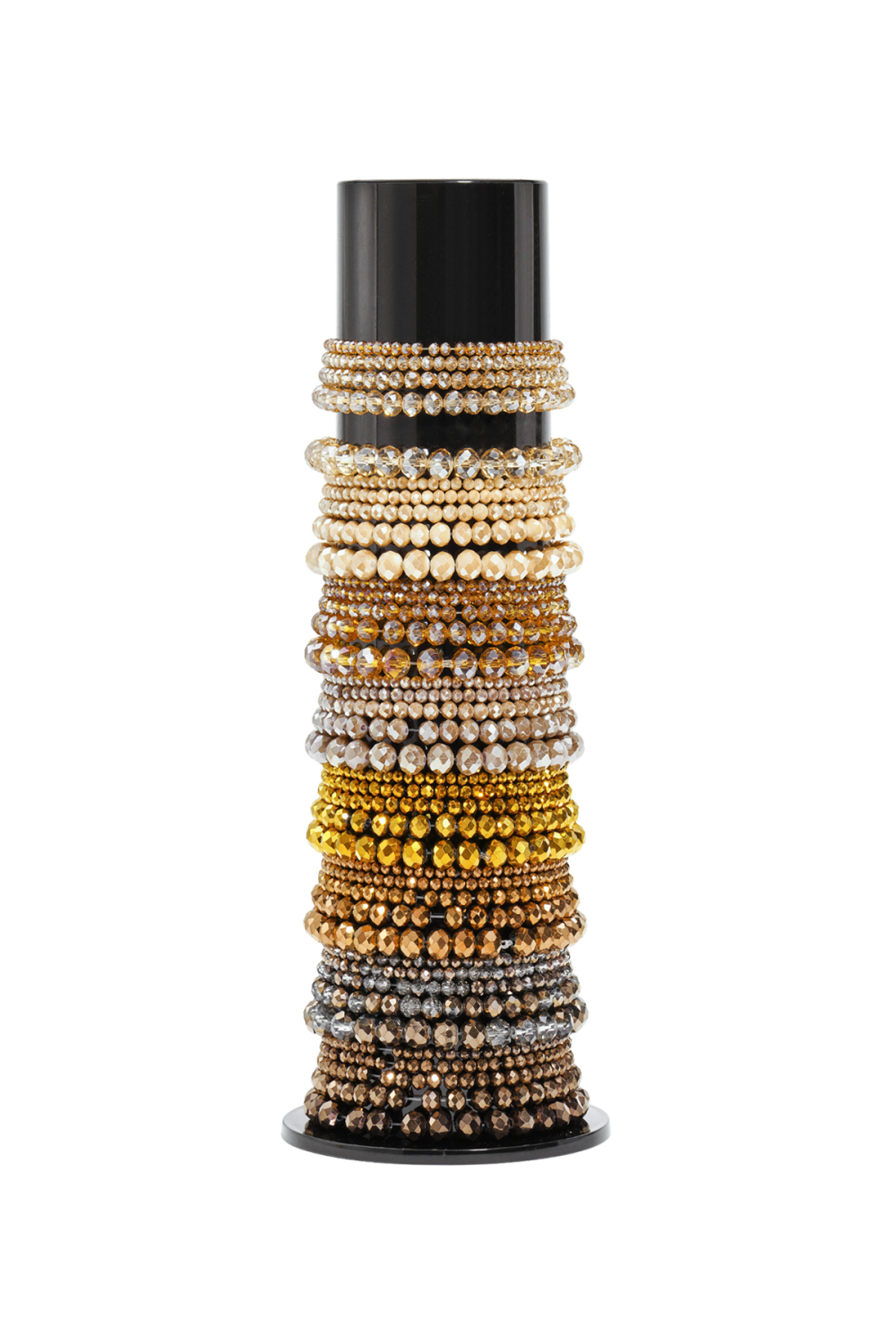 Ensemble De Bracelets En Cristal Perles Collection Décontractée Et Simple Pour Femmes