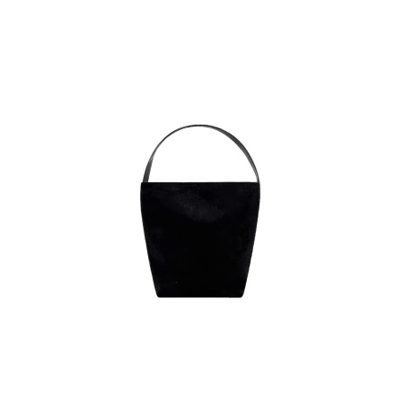 1 sac fourre-tout femme en suédine PU unie, style rétro simple, grande capacité 2