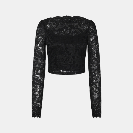 Ensemble de robes longues en dentelle à manches longues