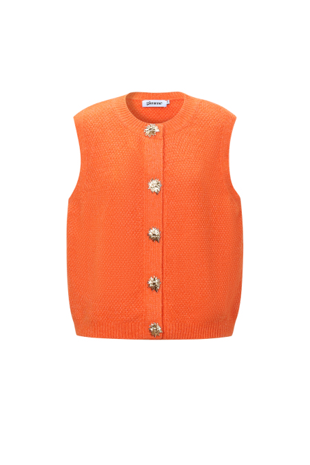Veste Tricotée Fibre de Polyester Femme Tricotée Décontractée Couleur Unie 2