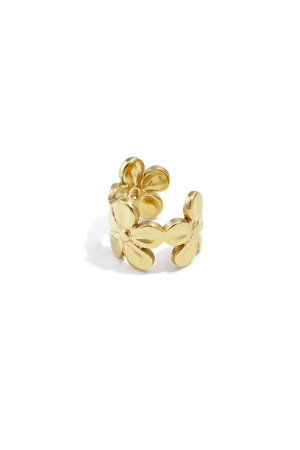 Boucles D'Oreilles En Acier Inoxydable, Style Décontracté Et Simple, Série Fleur, Bijoux Pour Femmes h5