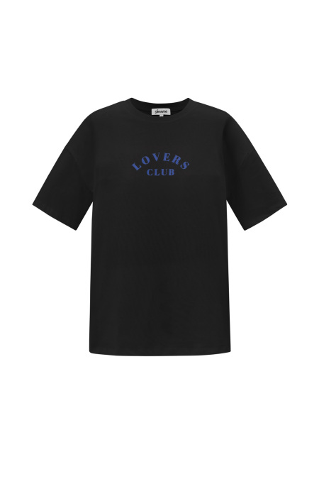 Cotton T-shirt Femme Casual Letters 2
