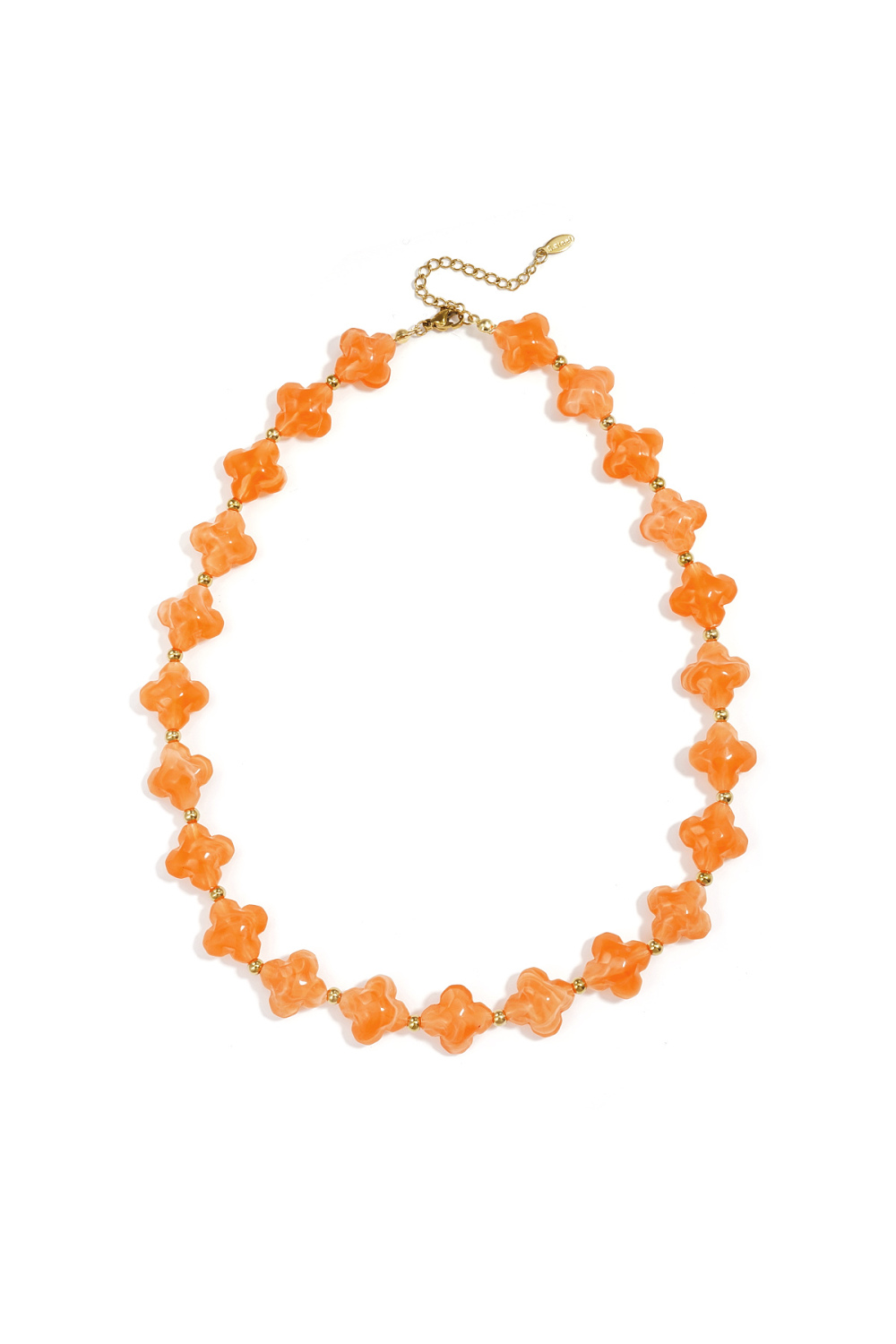 Collier De Perles Avec Des Perles En Forme De Trèfle Image3