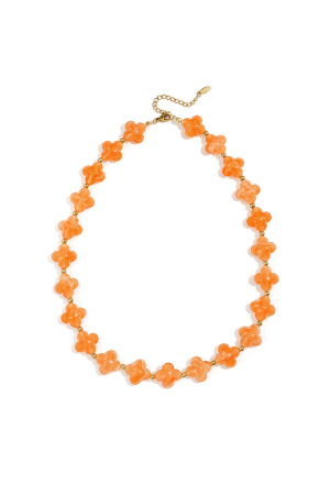 Collier De Perles Avec Des Perles En Forme De Trèfle h5 Image3