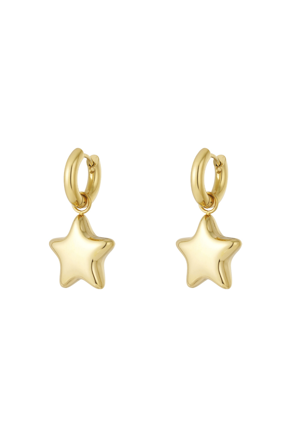 Boucles D'Oreilles Pendantes En Acier Inoxydable, Série Star Daily Daily Simple, Bijoux Pour Femmes 