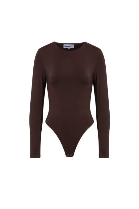 Bodyshaper en Nylon Tricoté Couleur Unie Style Basique 2