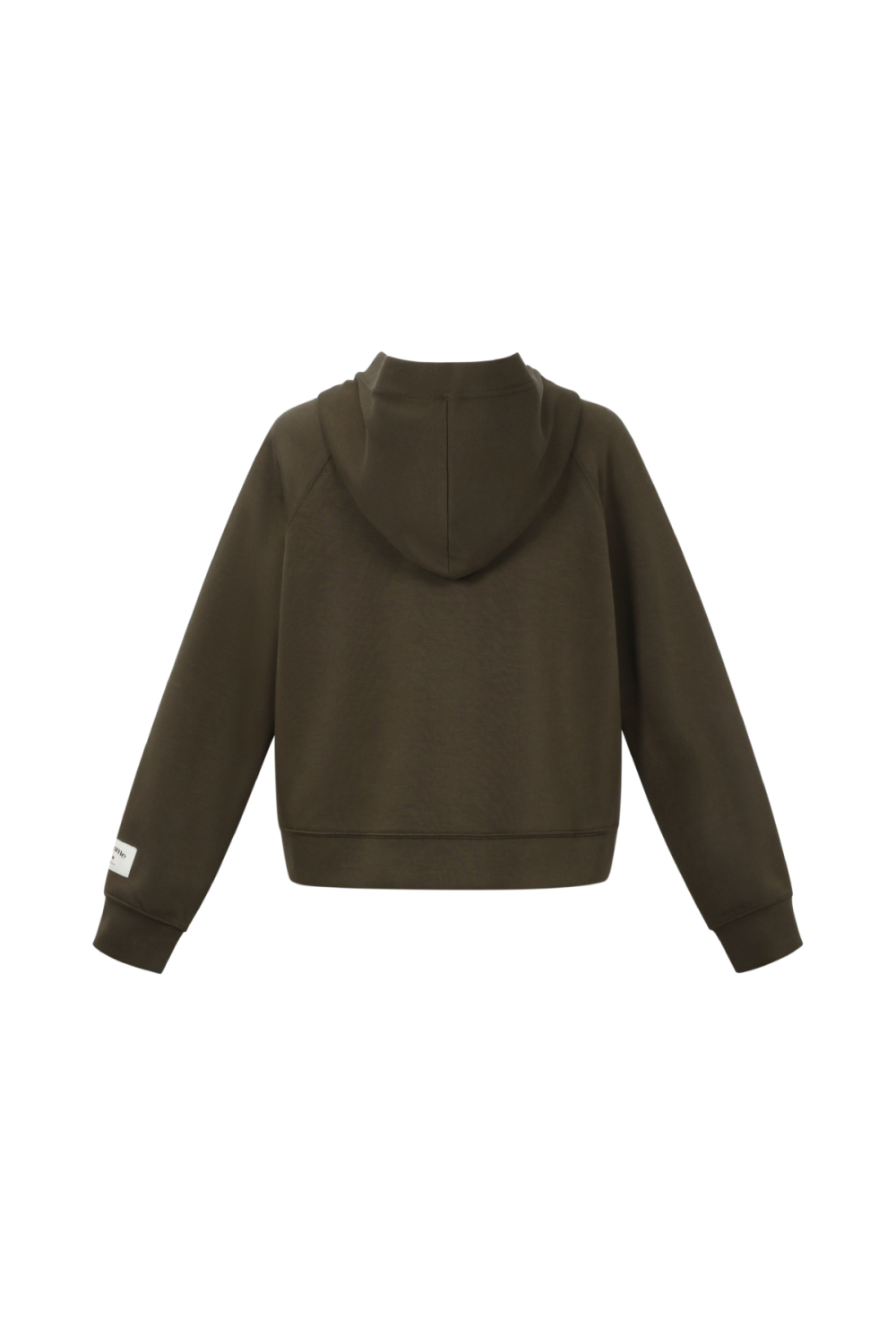 Hoodie Femme En Fibre De Polyester Tricotée Sportive Couleur Unie h5Image3