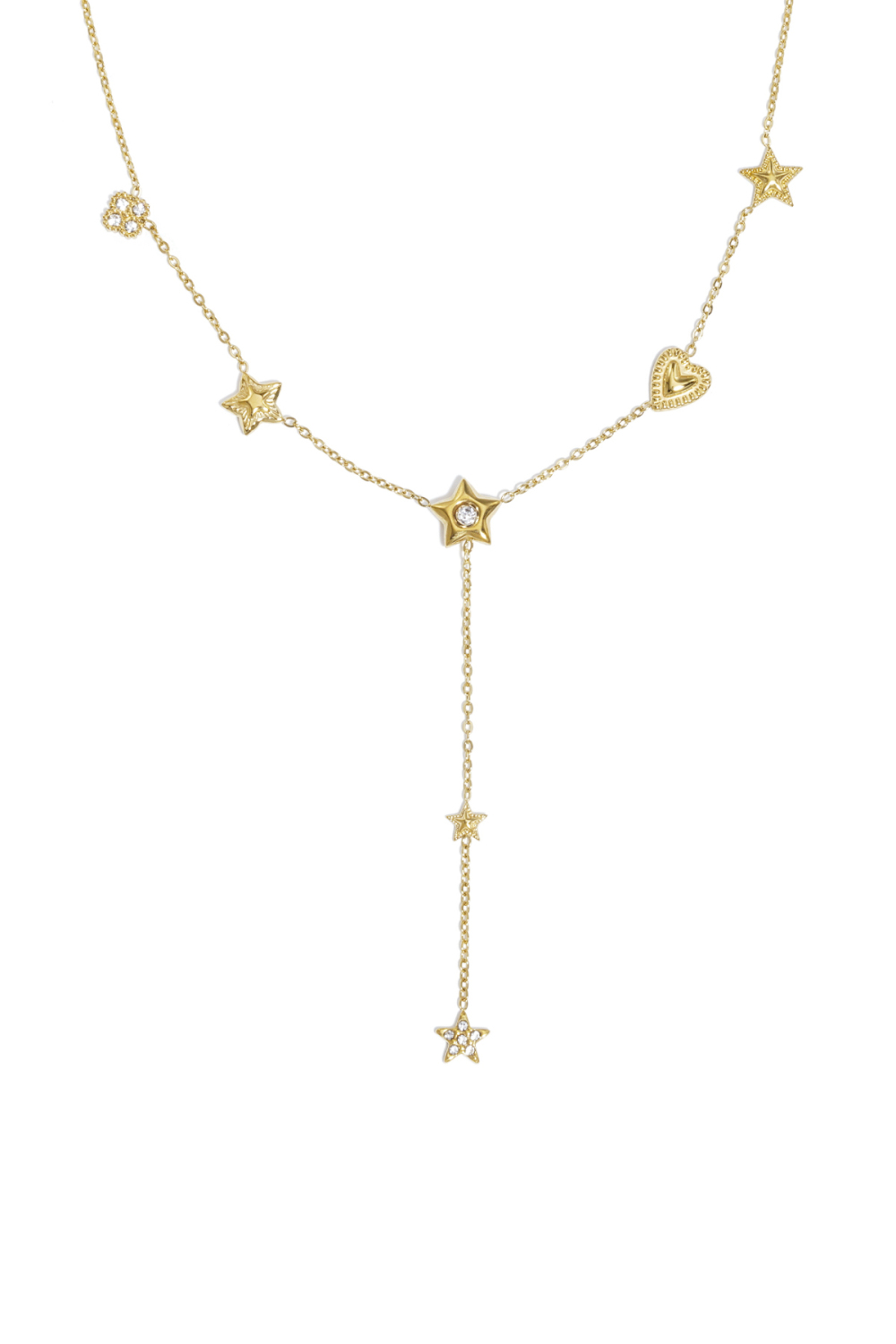 Colliers Pendentifs En Acier Inoxydable Série Star Casual Daily Simple Bijoux Pour Femmes h5Image2