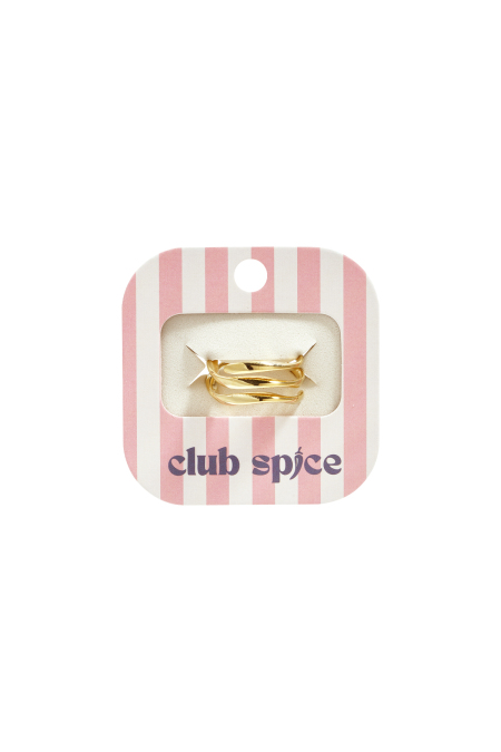 Bague à 3 couches avec effet ondulé 2