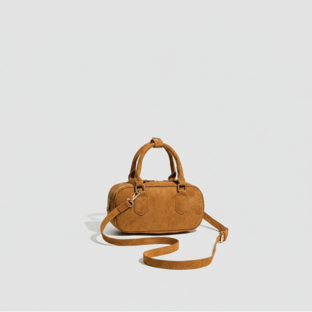 Sac à main en daim PU pour femme, 1 pièce, série simple, décontracté, couleur unie 2