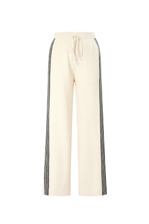 Pantalon Tricoté À Rayures h5 