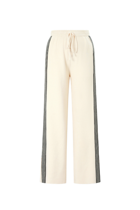 pantalon tricoté à rayures 2