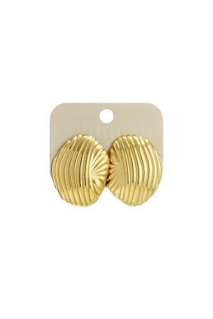 Boucles D'Oreilles À Tige En Acier Inoxydable De Forme Irrégulière, Série Décontractée Et Simple Pour Femmes h5 Image5