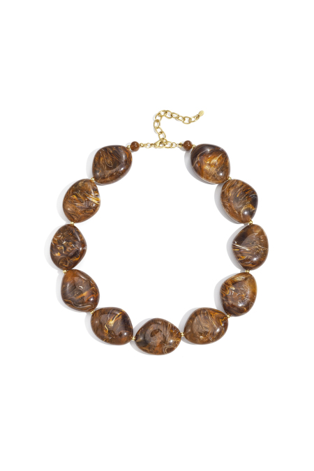 Colliers de perles en acrylique, série décontractée, simple et quotidienne, bijoux pour femmes
