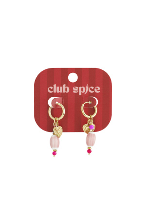 Boucles D'Oreilles Pendantes En Forme De Cœur, Série Simple Et Décontractée Pour Le Quotidien, Bijoux Pour Femmes h5 Image5