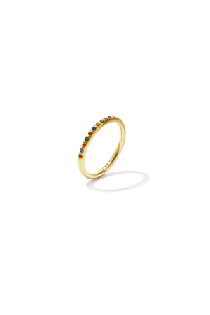 Bague Minimaliste Ornée De Pierres h5 Image4