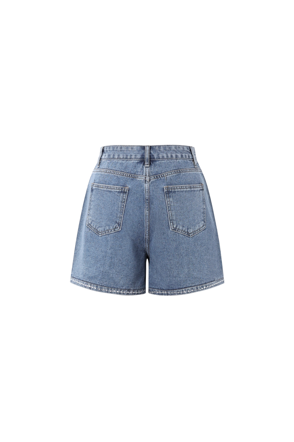 Short En Jean À Strass Image3