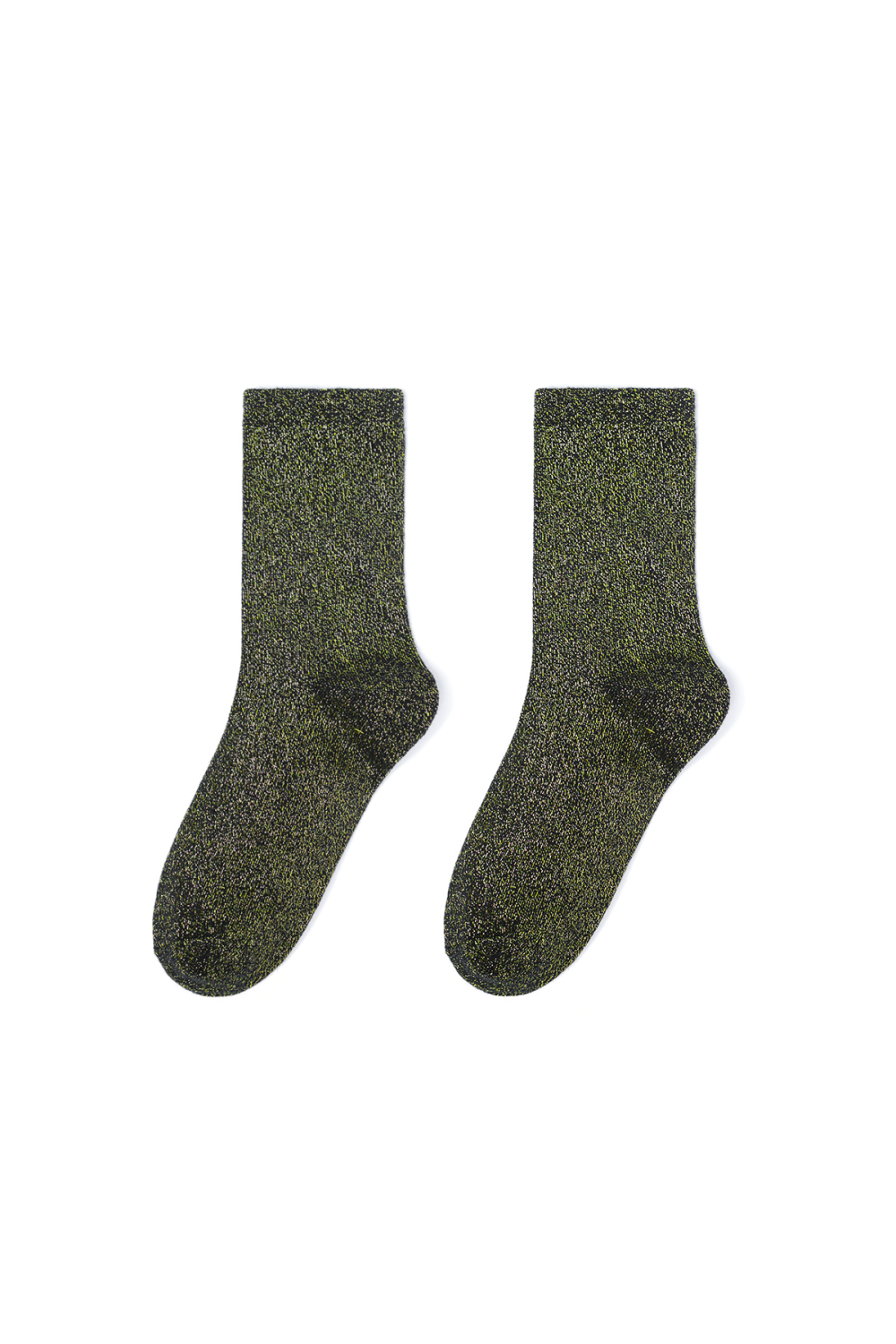 Chaussettes Mi-Mollet En Coton, Couleur Unie, Style Décontracté, Coupe Polyvalente Image2