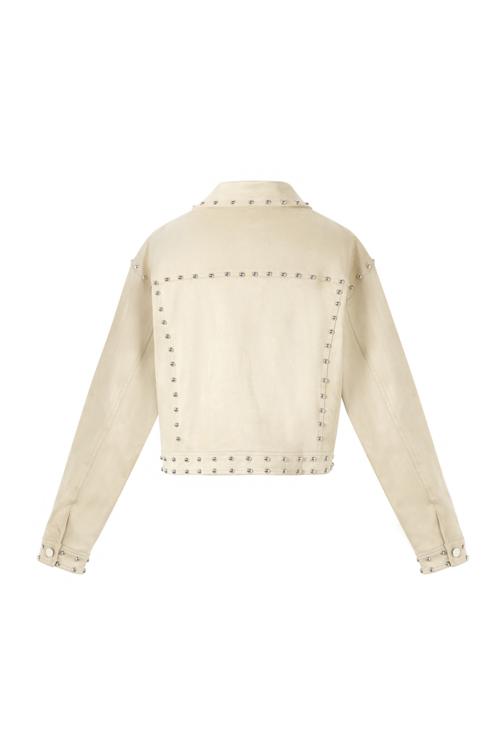 Tissu Polyester Fibre Veste Femme Style Urbain Élégant Spécialité Couleur Unie Automne/Hiver h5Image3